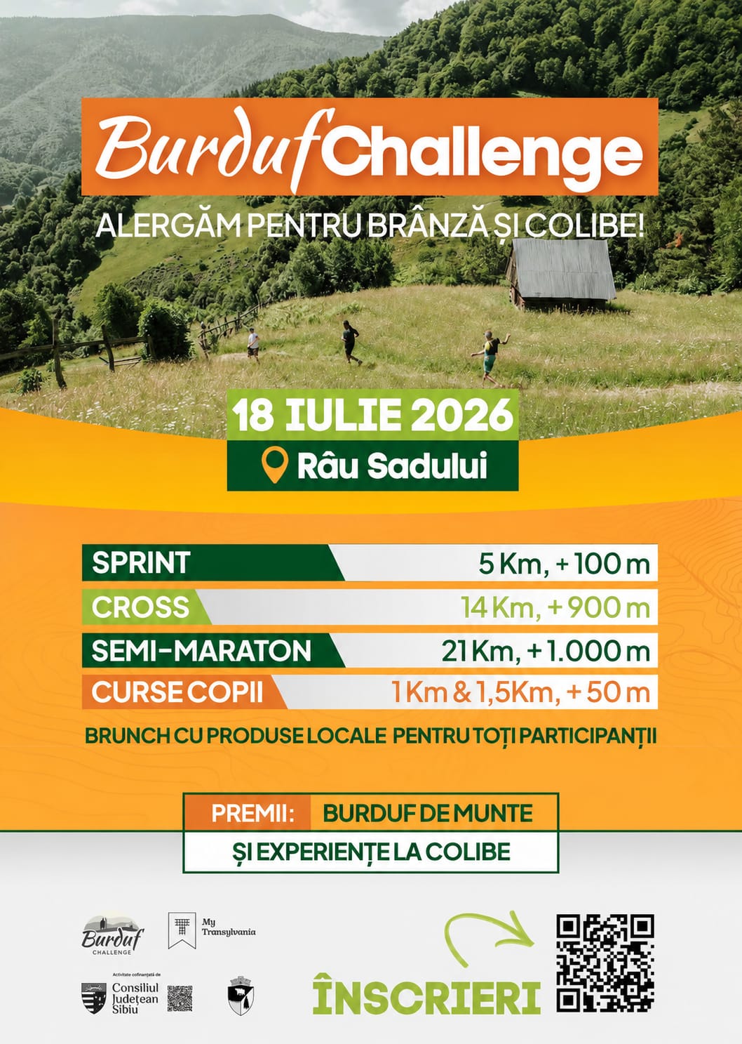 RÂU SADULUI: Burduf Challenge 2026 – alergăm pentru brânză și colibe 