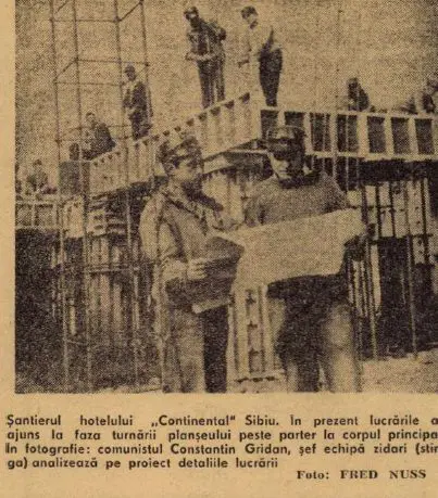 Foto3 : Continentalul în construcție. Arhiva Tribuna