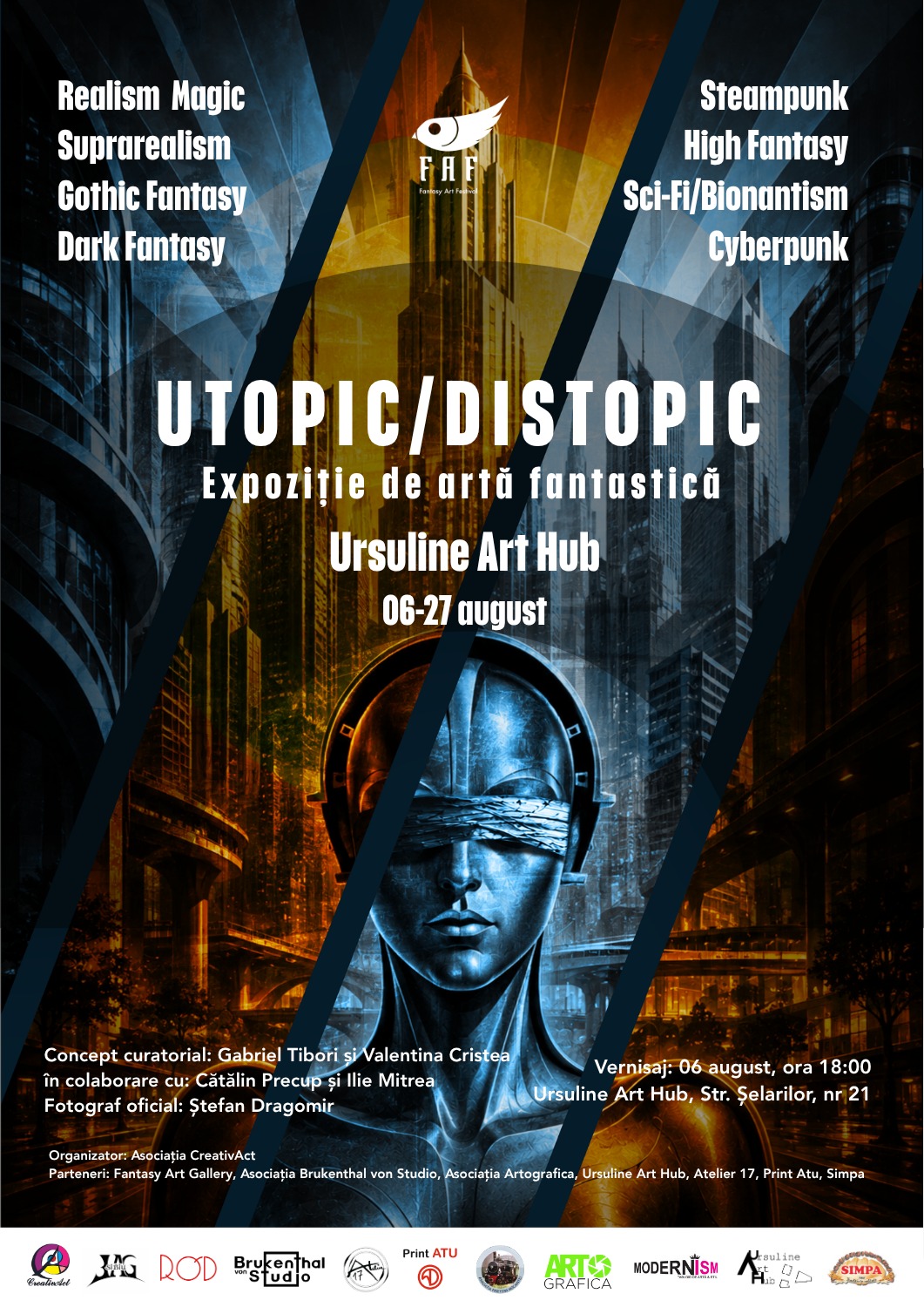 Fantasy Art Festival aduce arta fantastică la Sibiu: Peste 50 de artiști explorează tema „UTOPIC / DISTOPIC”