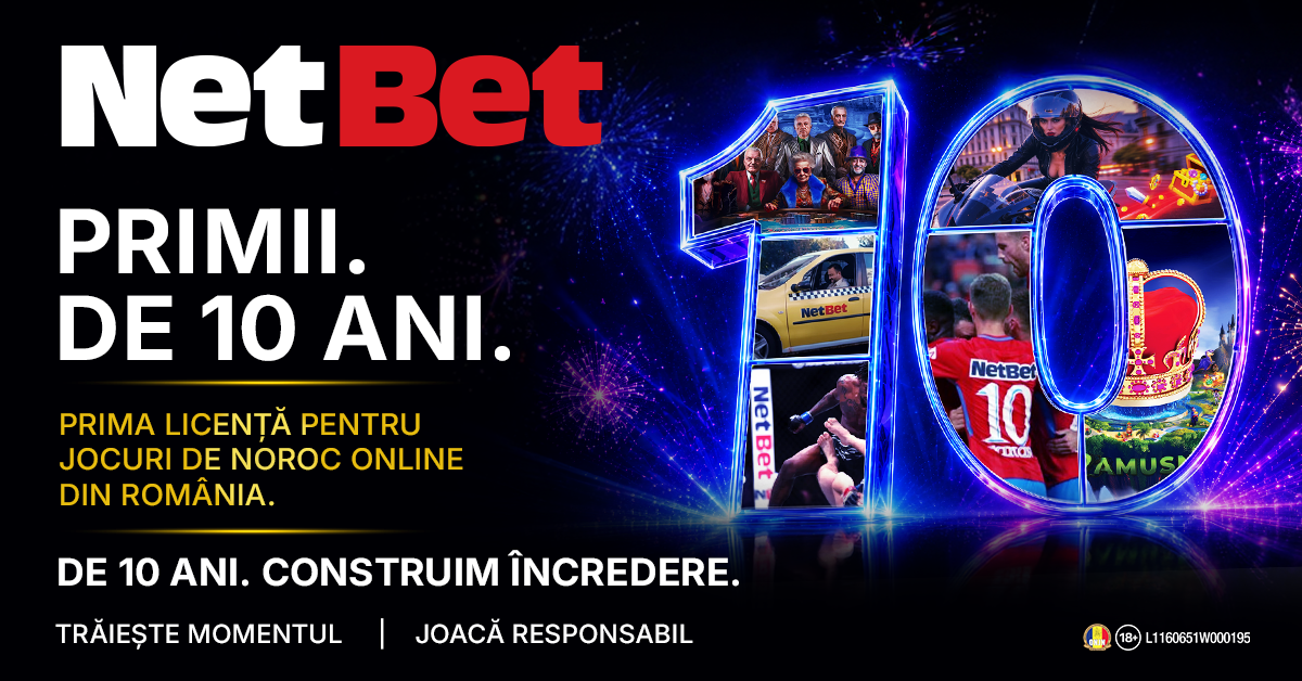 NetBet: o prezență licențiată neîntreruptă pe piața de iGaming din România