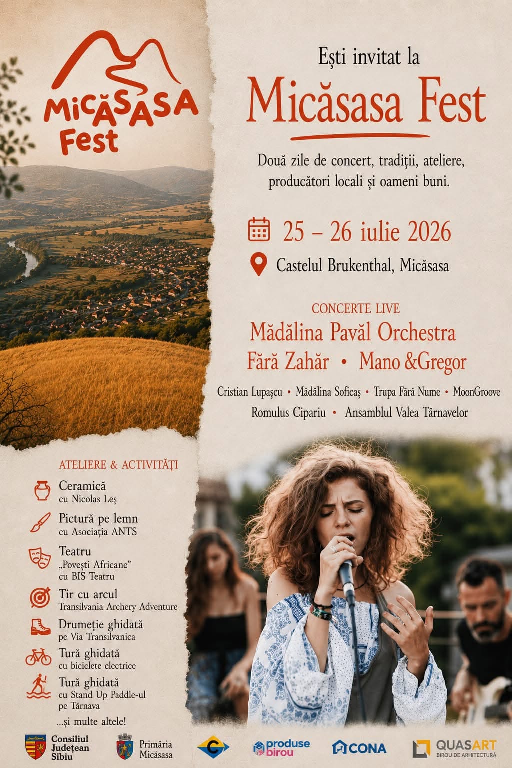 Micăsasa Fest revine la Castelul Brukenthal, în week-end
