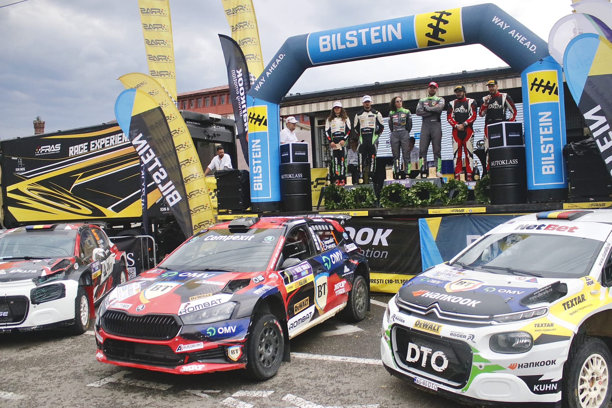 (ACTUALIZARE) Simone Tempestini câştigă pentru al şaptelea an la rând Raliul Sibiului Bilstein. Ce sibieni au urcat pe podium, la final