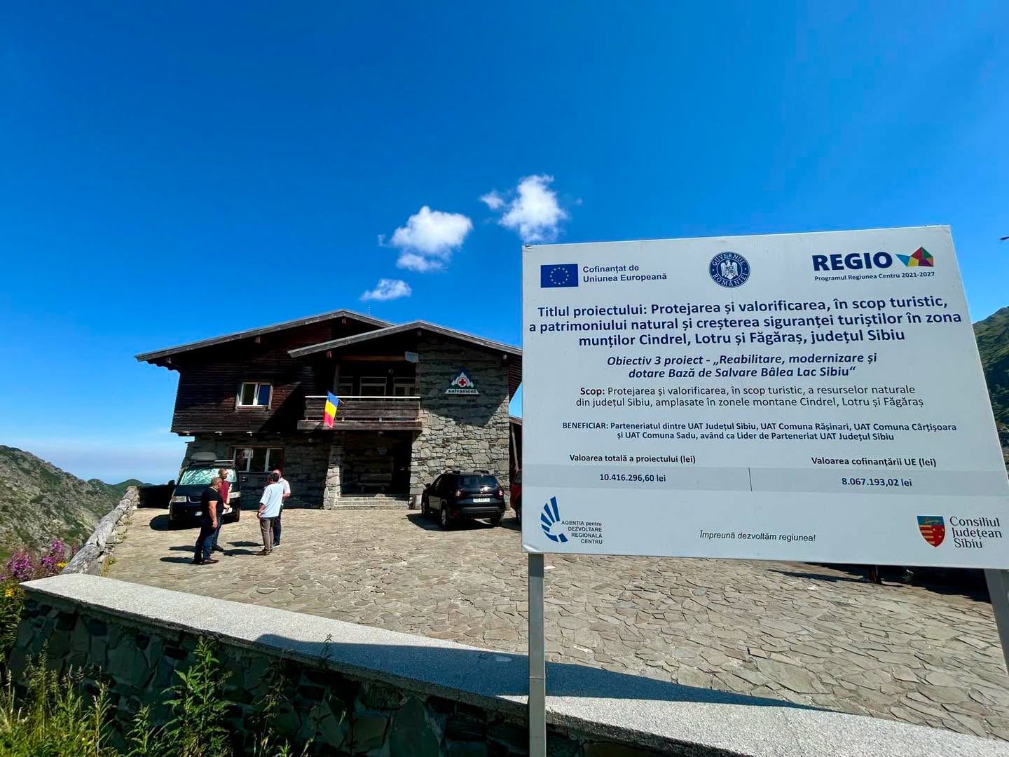 Au început lucrările de reabilitare a Bazei Salvamont de la Bâlea Lac. Investiție de 4,67 milioane de lei