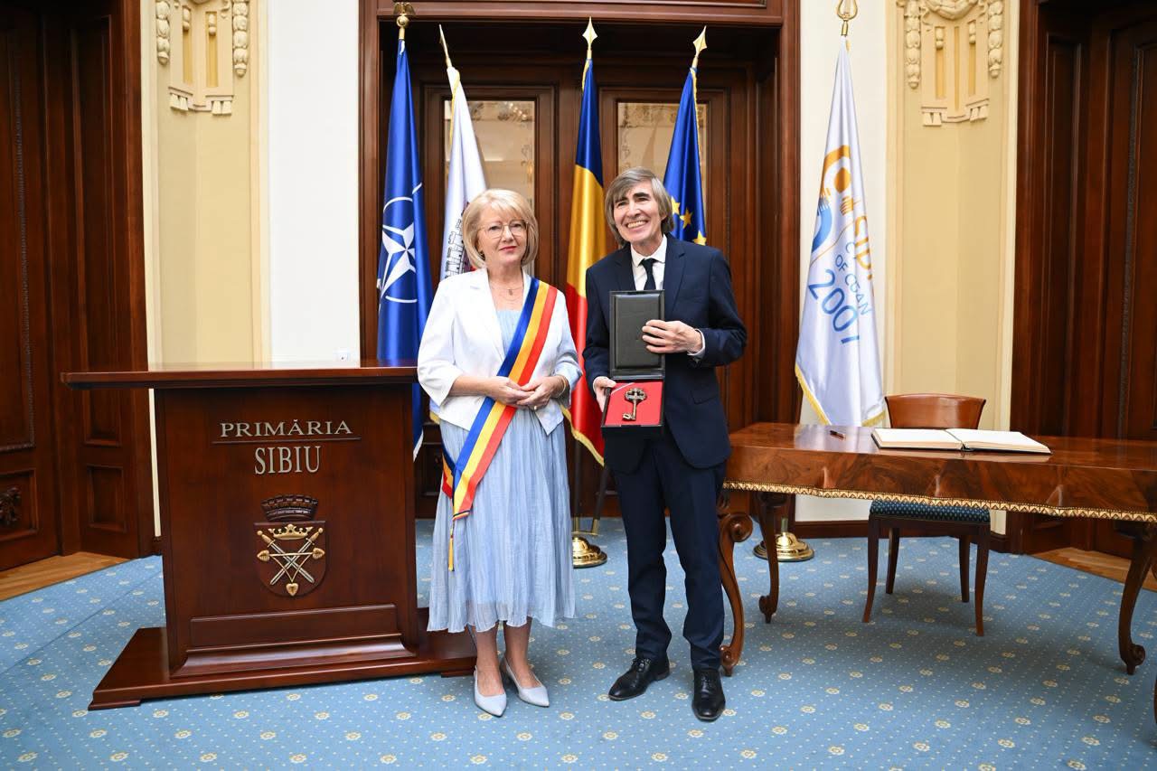 Ricky Dandel, Cetățean de Onoare al Municipiului Sibiu