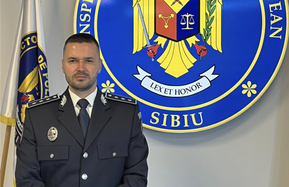 Conducere nouă la IPJ Sibiu. Cristian Sorin Stănciulescu, numit adjunct al șefului Inspectoratului