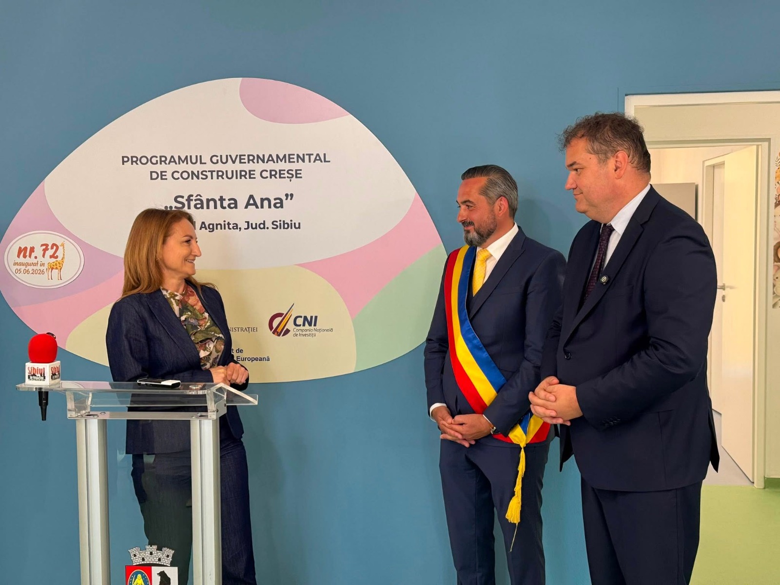 260 de locuri noi în creșele din județul Sibiu. Daniela Cîmpean: „Un program gândit până la capăt”