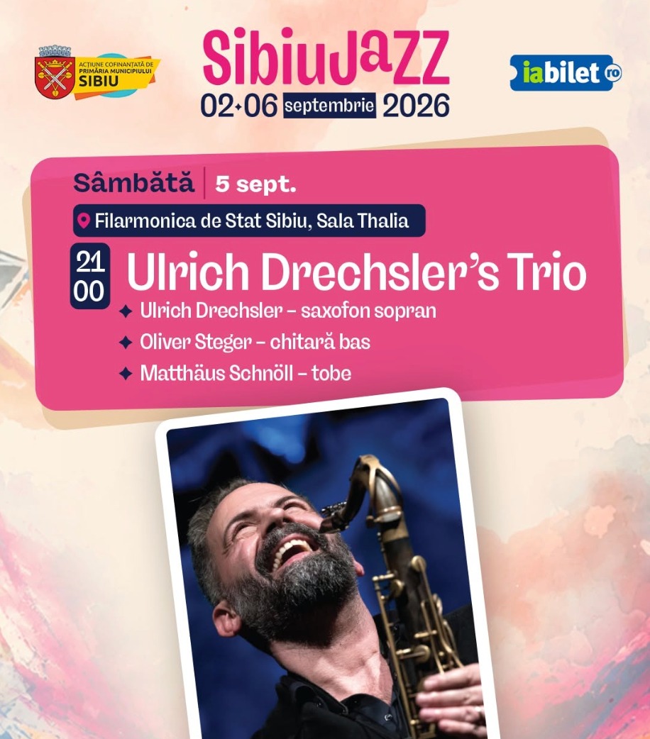 Mari nume ale jazzului internațional vin la Sibiu Jazz Festival 2026: Magnus Öström, Nguyên Lê și Ulrich Drechsler