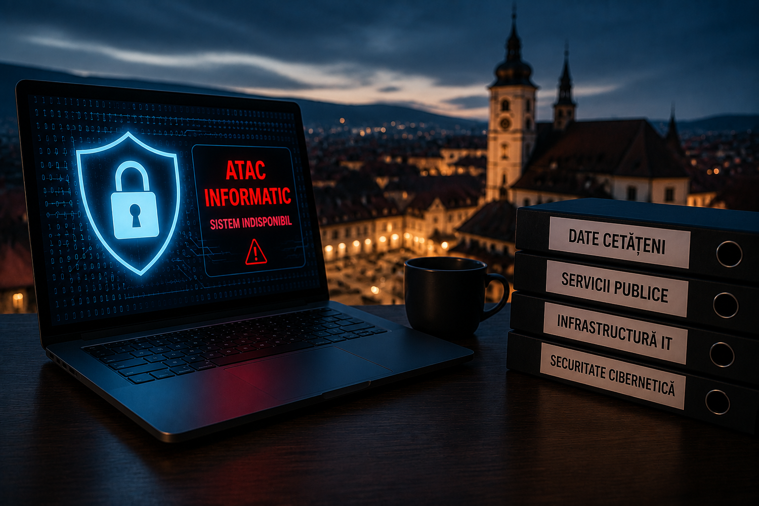 Cât de pregătite sunt instituțiile din Sibiu pentru un atac informatic? Criza de la ANCPI readuce întrebarea în prim-plan