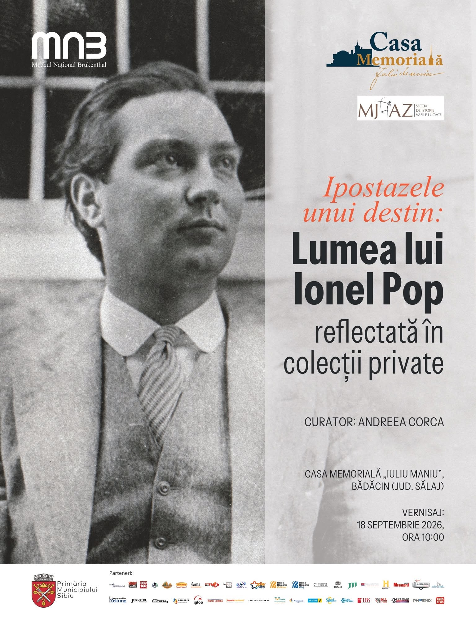 Muzeul Brukenthal duce universul lui Ionel Pop în Sălaj. Expoziție la Casa Memorială „Iuliu Maniu”