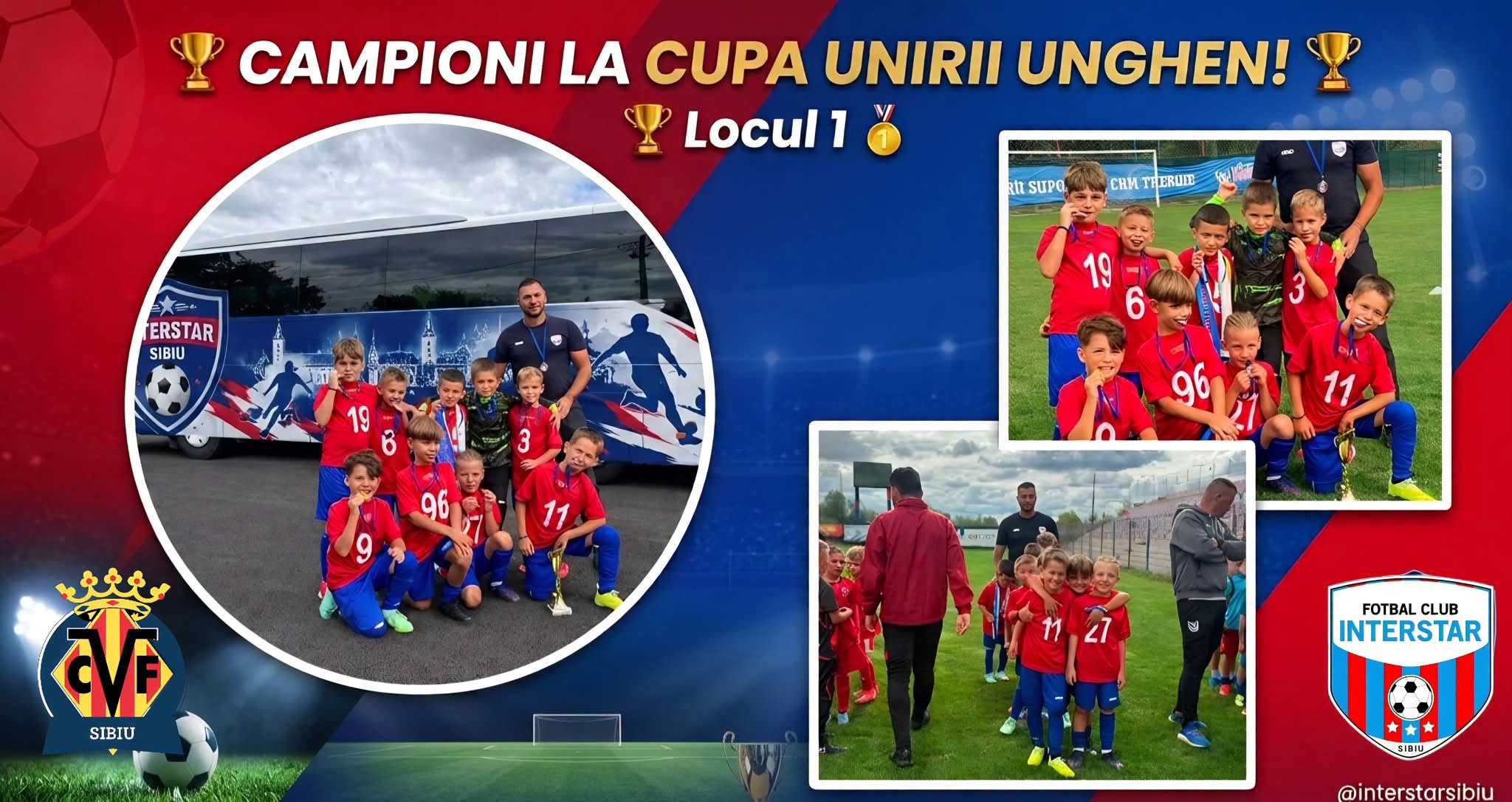 “Weekend de 10 pe terenul de fotbal” pentru copiii de la Interstar, la “Cupa Unirii”