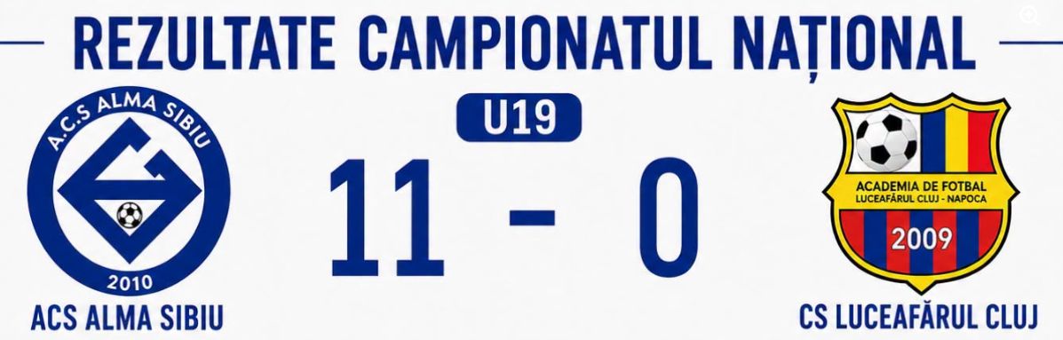 Trei echipe sibiene în Campionatul Naţional U19. Şelimbărul ocupă locul secund. Alma, victorie la scor