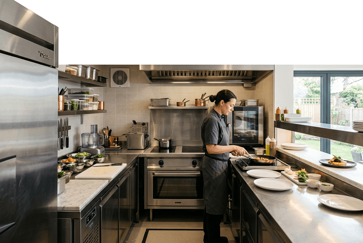 Echipamente puține, drumuri scurte: bucătăria de restaurant care consumă mai puțin