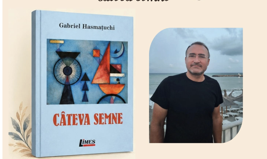 Conf. univ. dr. Gabriel Hasmațuchi lansează la Biblioteca ASTRA volumul de poezie „Câteva semne”