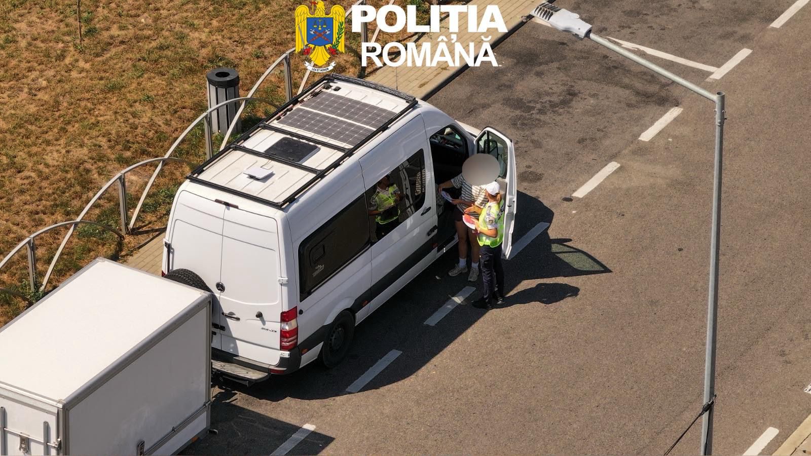 Prins la volan pe A1 fără permis. Șoferul de 23 de ani s-a ales cu dosar penal
