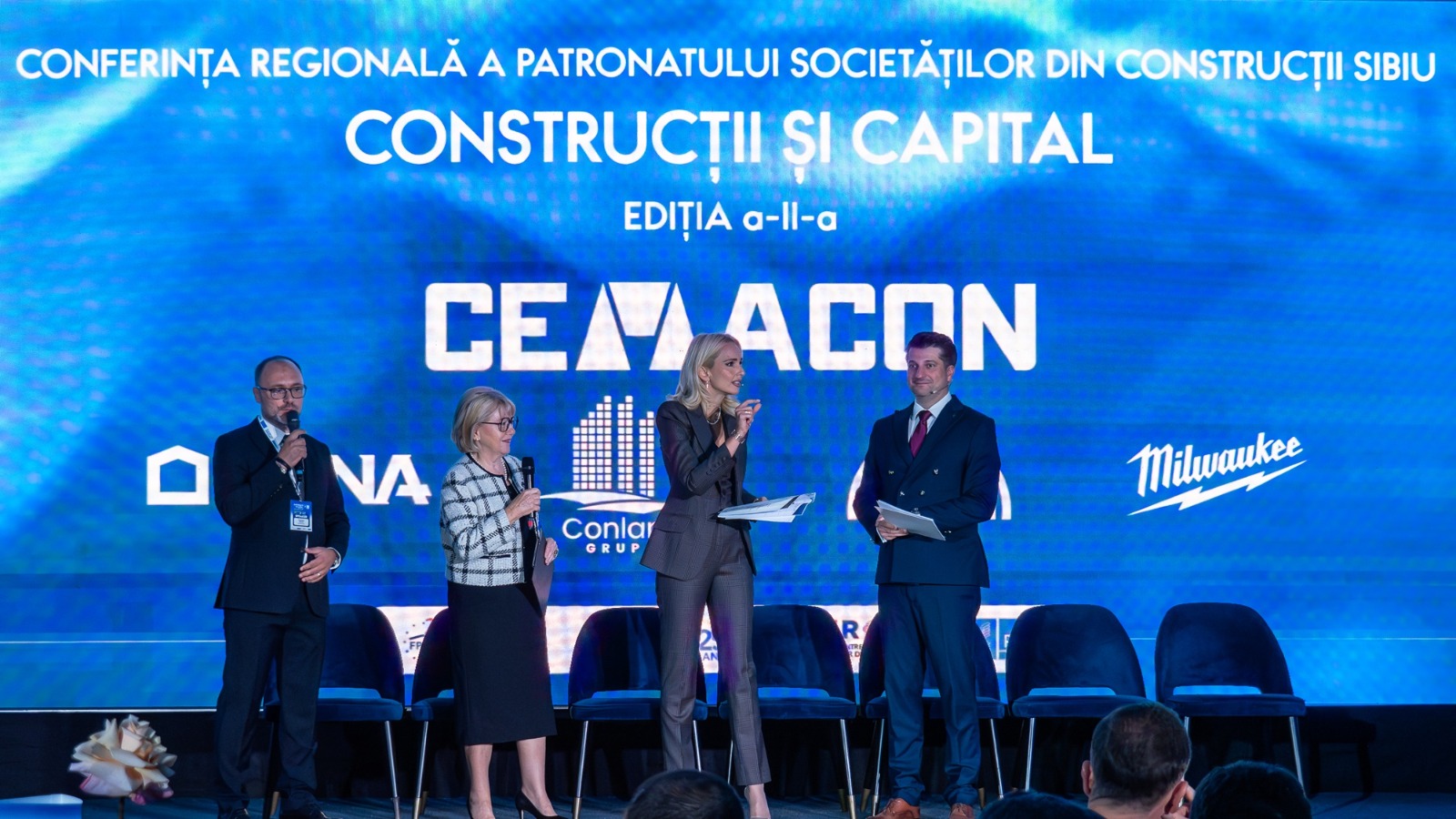 Conferința „Construcții & Capital” a început. Astrid Fodor: „Avem viziune, o strategie și proiecte, astfel încât Sibiul să se poată dezvolta în continuare”