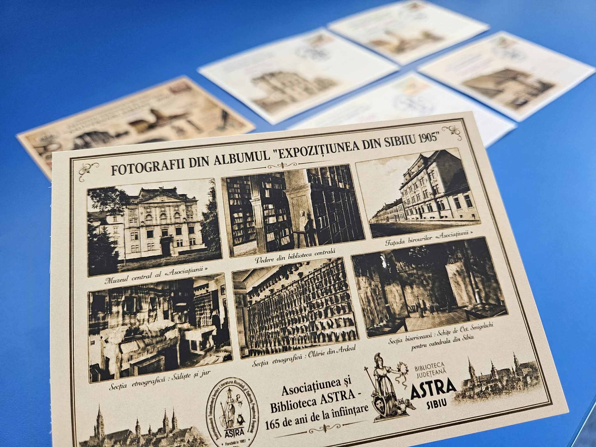 Biblioteca ASTRA marchează 165 de ani de istorie printr-o expoziție filatelică la Sibiu