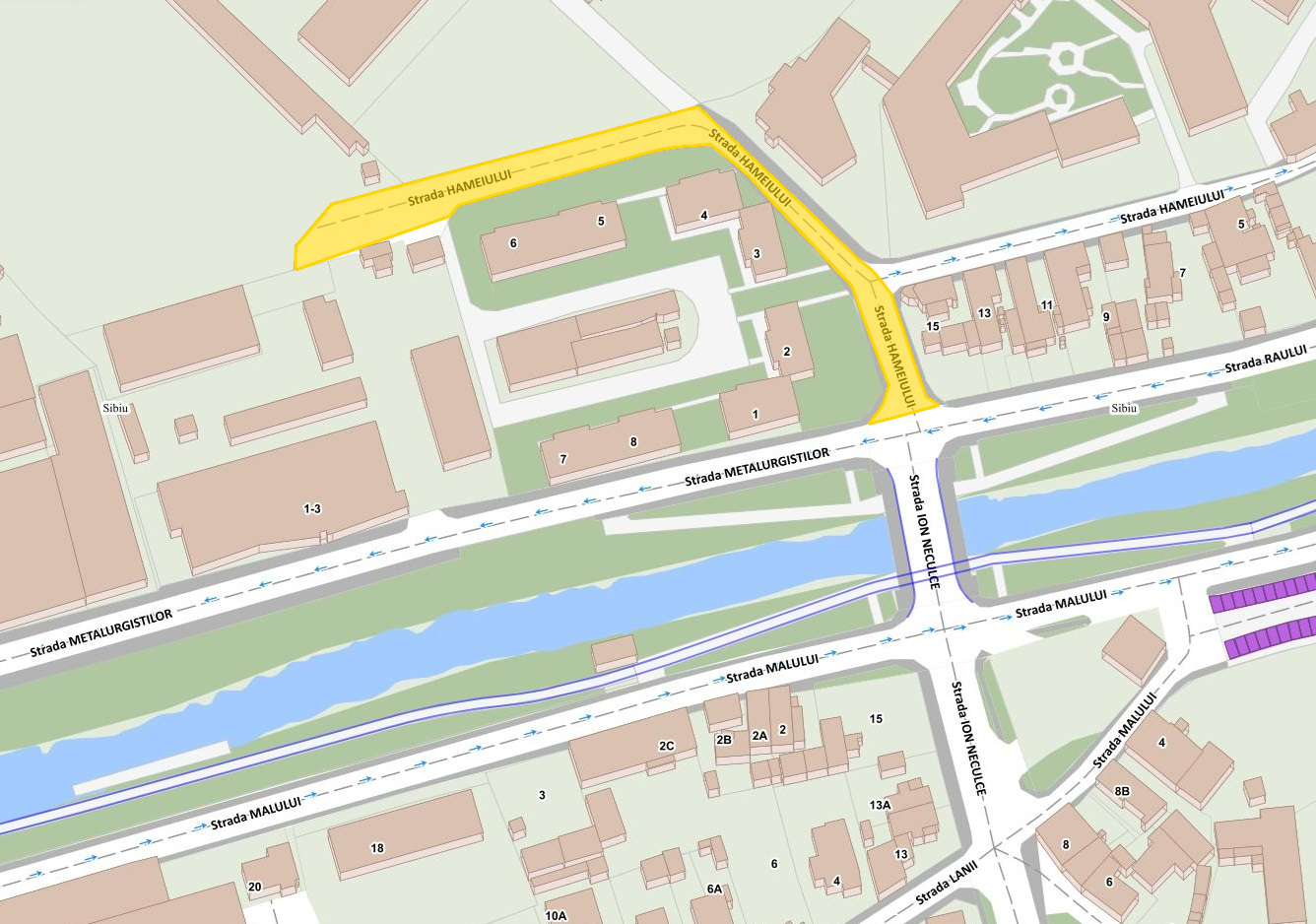 Ultimul tronson neamenajat al străzii Hameiului intră în lucrări. Primăria Sibiu investește aproape un milion de lei