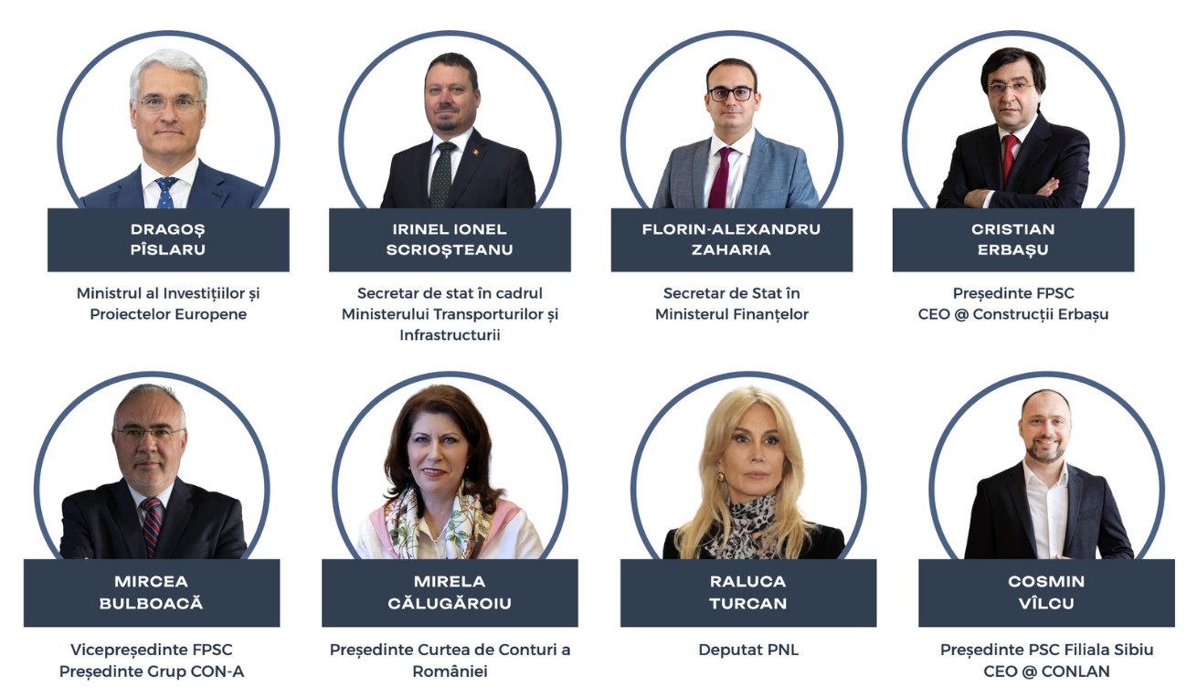 Miniștri, parlamentari, oficiali ai administrației și lideri din construcții se reunesc vineri la Sibiu. Agenda evenimentului „Construcții & Capital”