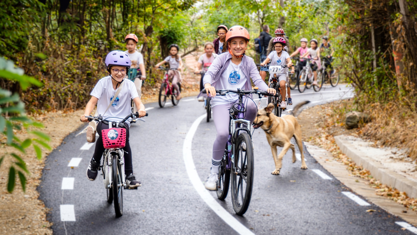 Traseul cicloturistic „Mocăniţa –Valea Sadului” inaugurat astăzi: Investiţie pentru copiii şi tinerii din Sadu, cu sprijinul comunităţii