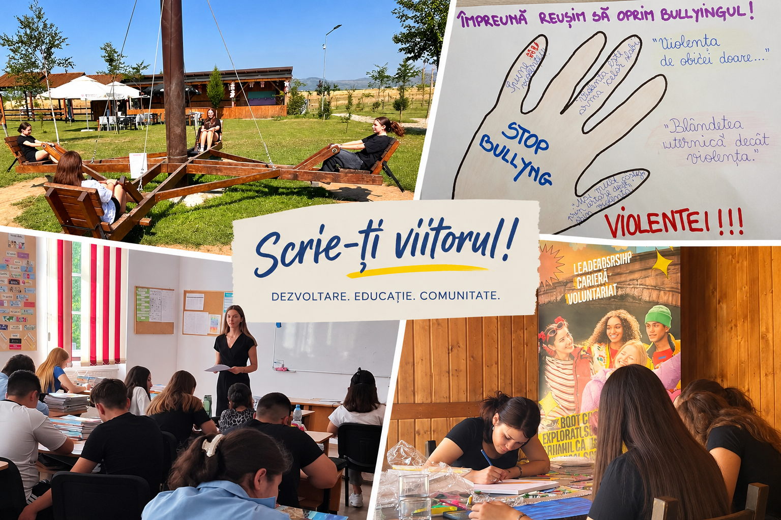 Proiectul „Scrie-ți viitorul!”, la a patra ediție. Tinerii din Sibiu pot participa la activități de orientare profesională și dezvoltare personală