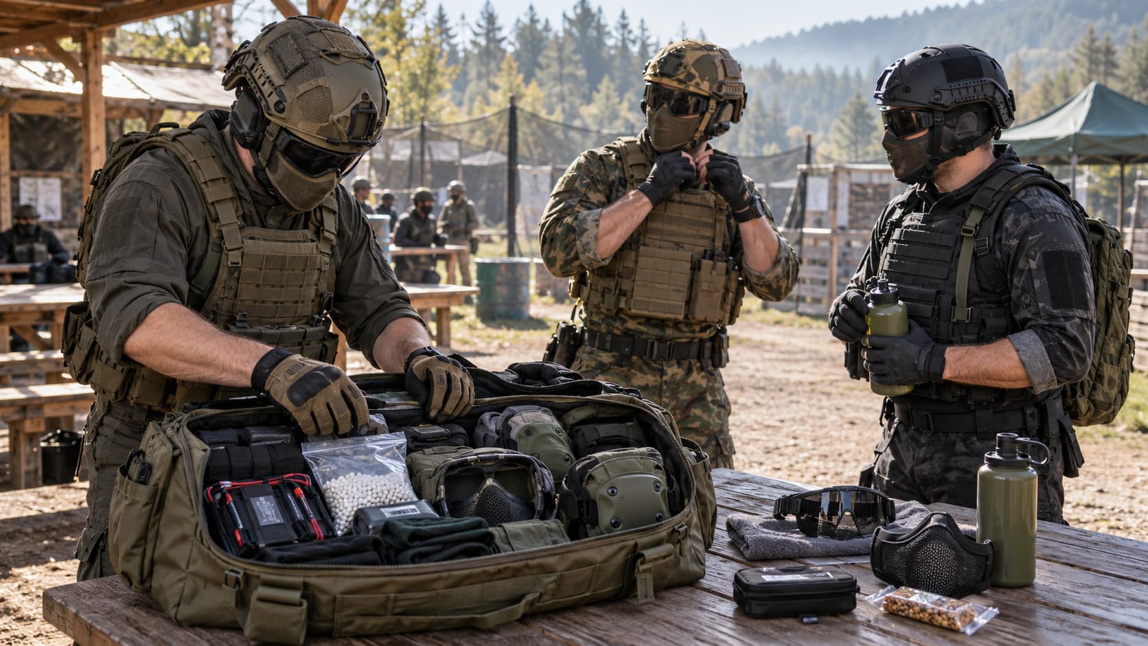Prima ieșire pe terenul de airsoft — ce pui în geantă pentru a fi pregătit