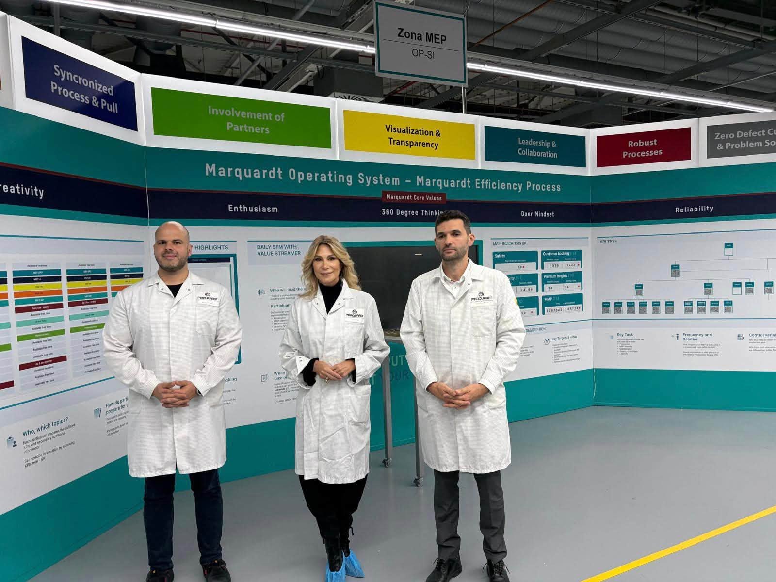 Raluca Turcan, la Marquardt Sibiu: Prețul energiei, „una dintre cele mai importante provocări” pentru industrie