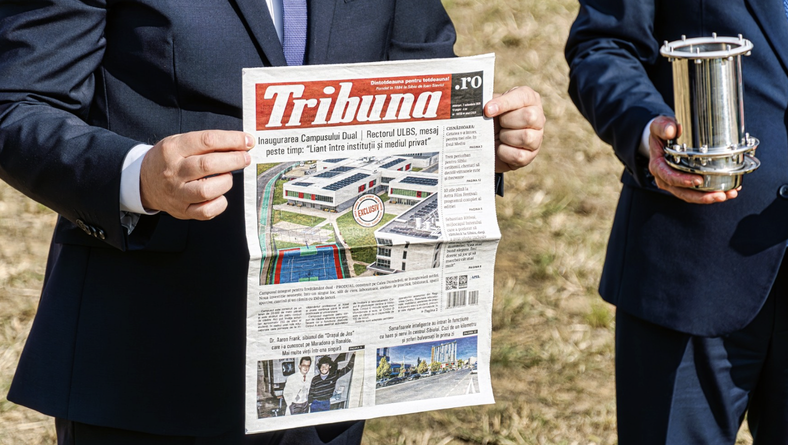 Inaugurarea Campusului Dual: Tribuna, în capsula timpului