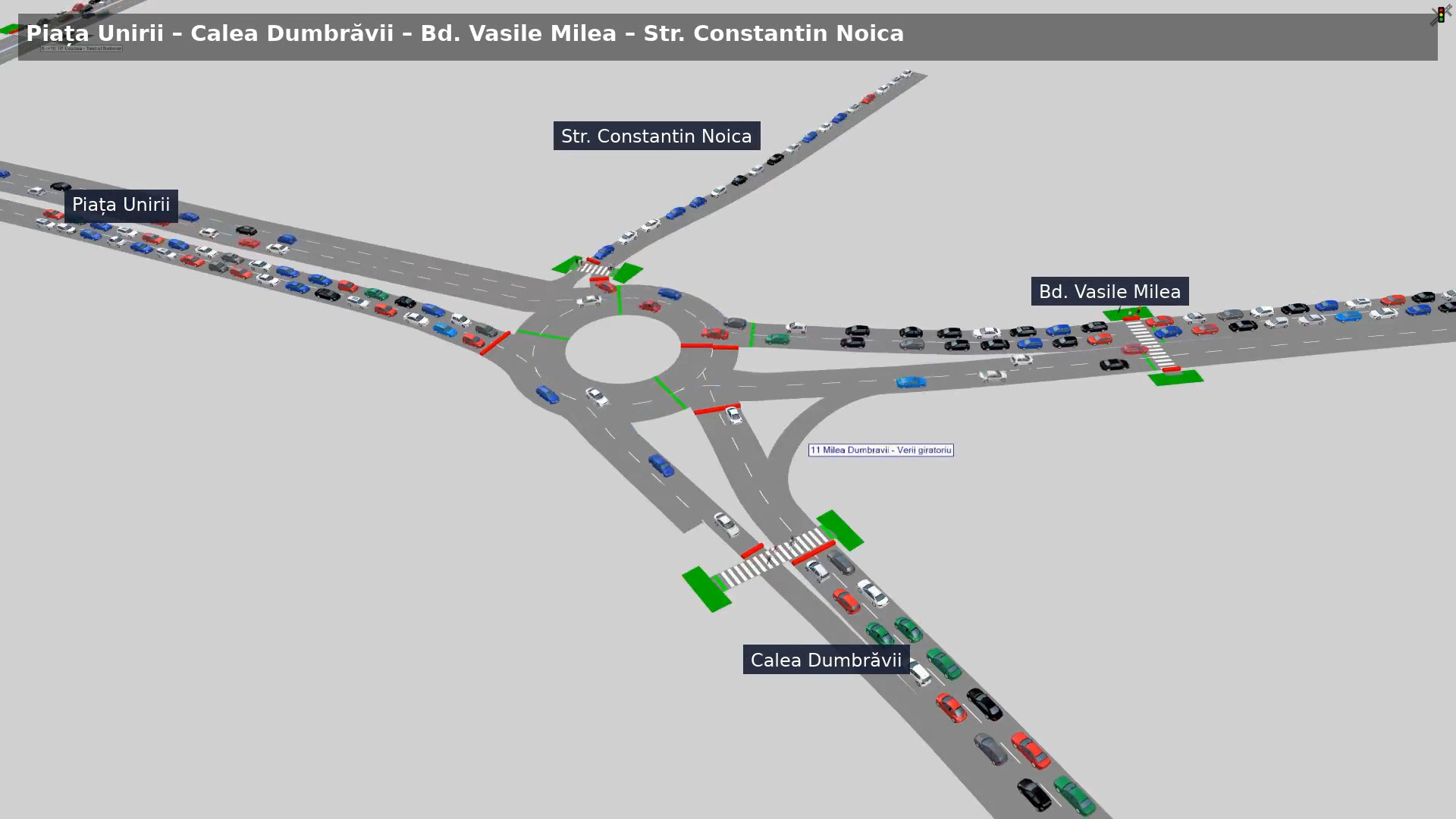 Semaforizarea smart intră în funcțiune în trei sensuri giratorii importante din Sibiu