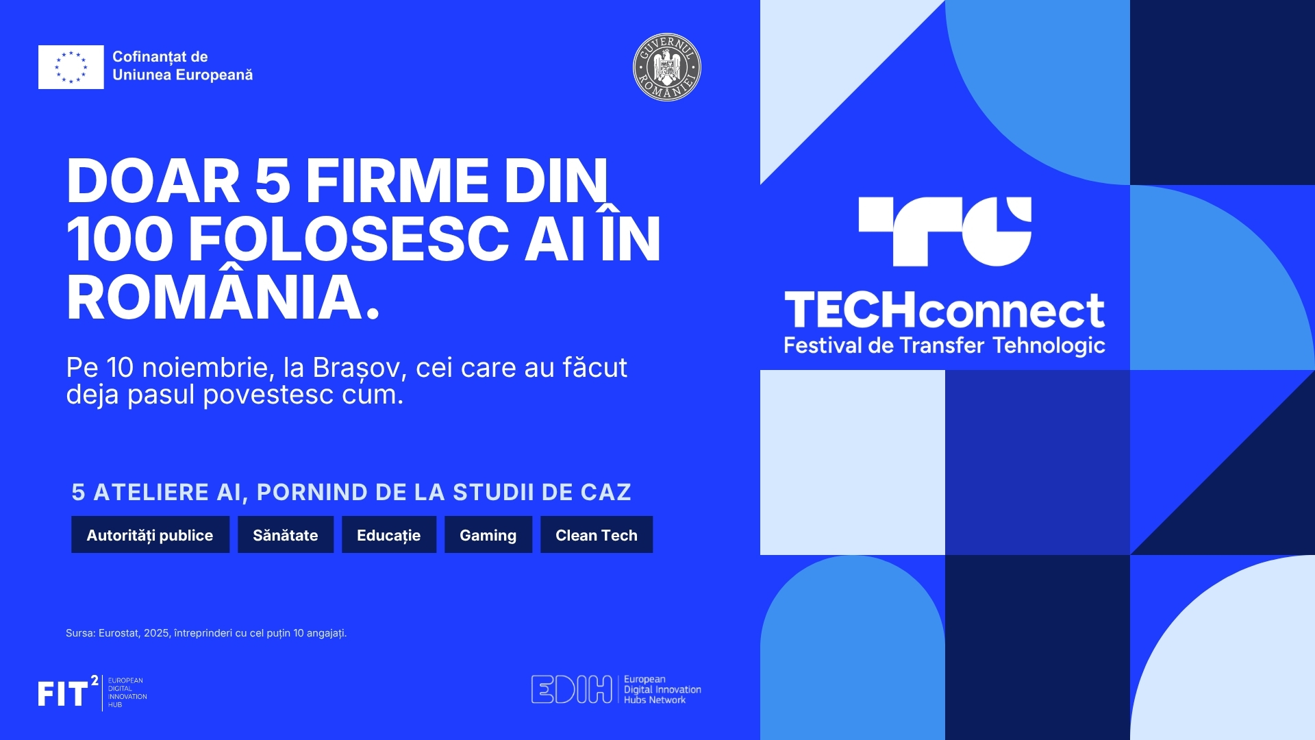 Primăria Sibiu merge la conferința TECH CONNECT x AI cu proiecte de digitalizare de peste 6,6 milioane de lei