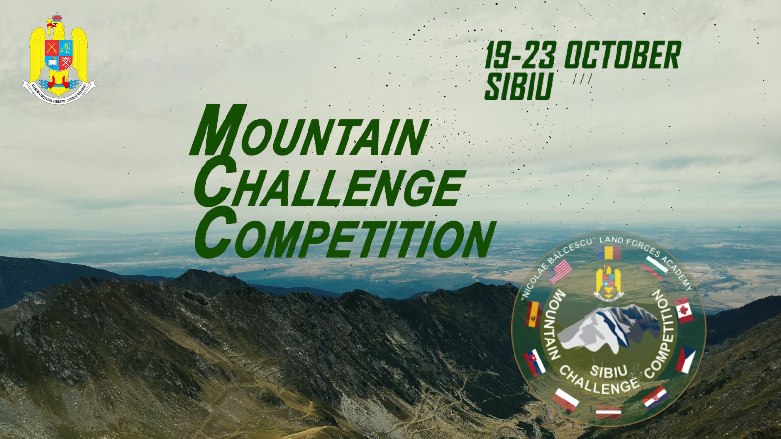 Cadeți din nouă țări își testează limitele în munții Sibiului, la prima ediție Mountain Challenge Competition