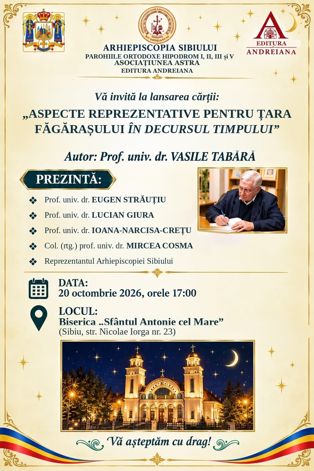 ŢARA FĂGĂRAŞULUI: La Sibiu, se lansează un nou volum despre istoria acestei zone
