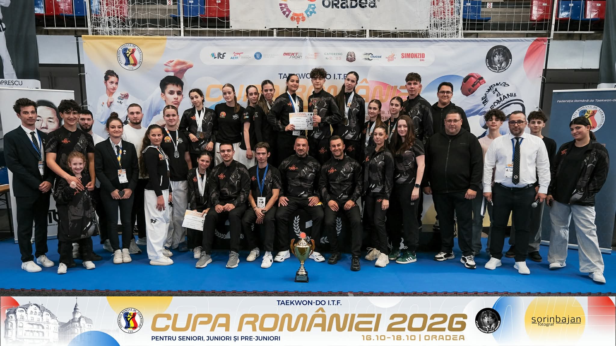 Puma Sibiu, locul I la Cupa României 2026 la Taekwon-do. Sportivii sibieni au câștigat 18 medalii de aur